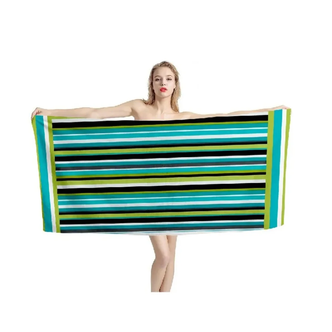 Serviette de plage ronde grande taille – Confort XXL pour bronzer à deux – Douce, absorbante et stylée – Image 17